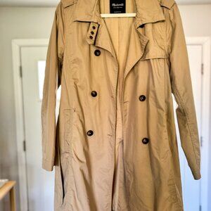Madewell belted trench coat size M